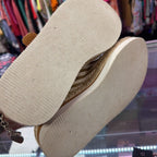 8 See By Chloe Glyn Stripe Dual Buckle Espadrille Sandal