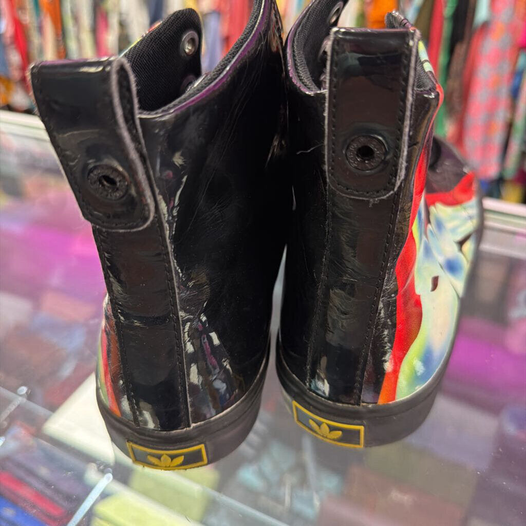 7.5 Adidas x Rita Ora Honey 2.0 O-Ray High-Top Sneaker Bone Patent Leather