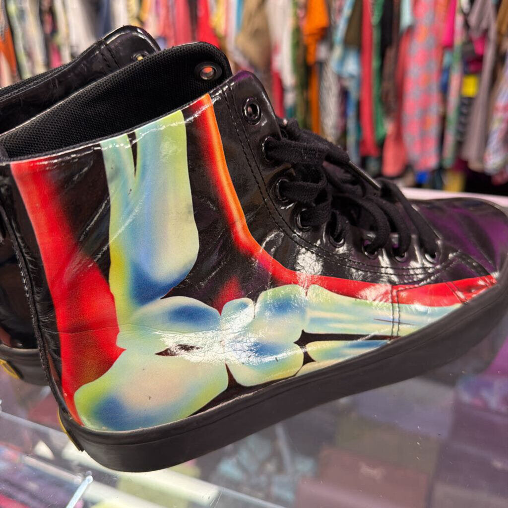 7.5 Adidas x Rita Ora Honey 2.0 O-Ray High-Top Sneaker Bone Patent Leather