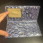 Brahmin Veronica Wallet in Denim Cruz