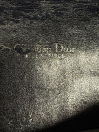 Christian Dior Vintage Trotter Jacquard Oblique Monogram Envelope Clutch