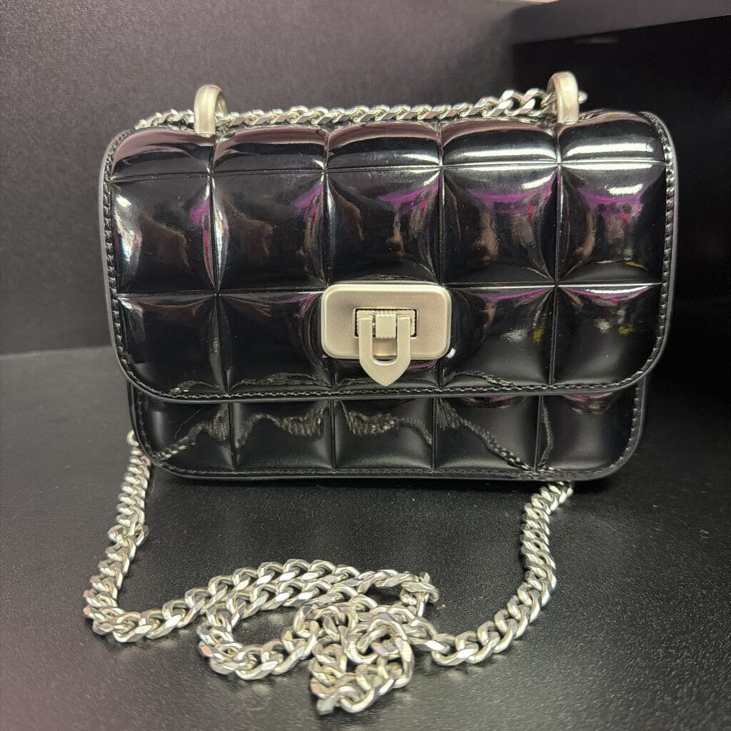 Unknown Patent Quilted Mini Crossbody Shoulder Bag