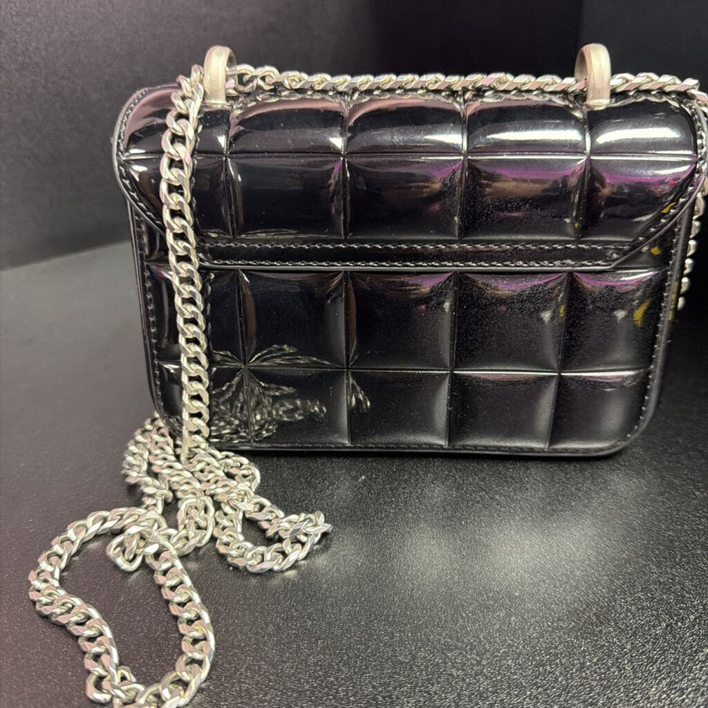 Unknown Patent Quilted Mini Crossbody Shoulder Bag