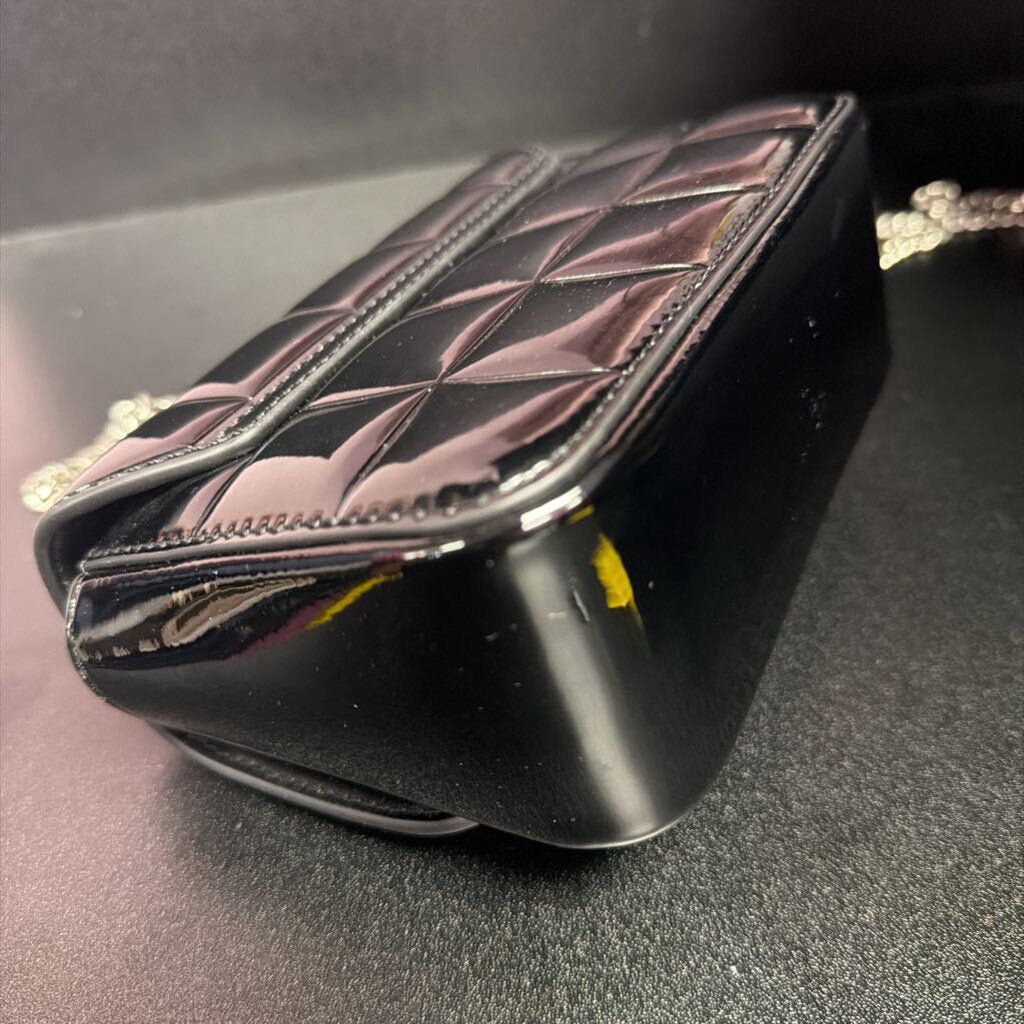 Unknown Patent Quilted Mini Crossbody Shoulder Bag