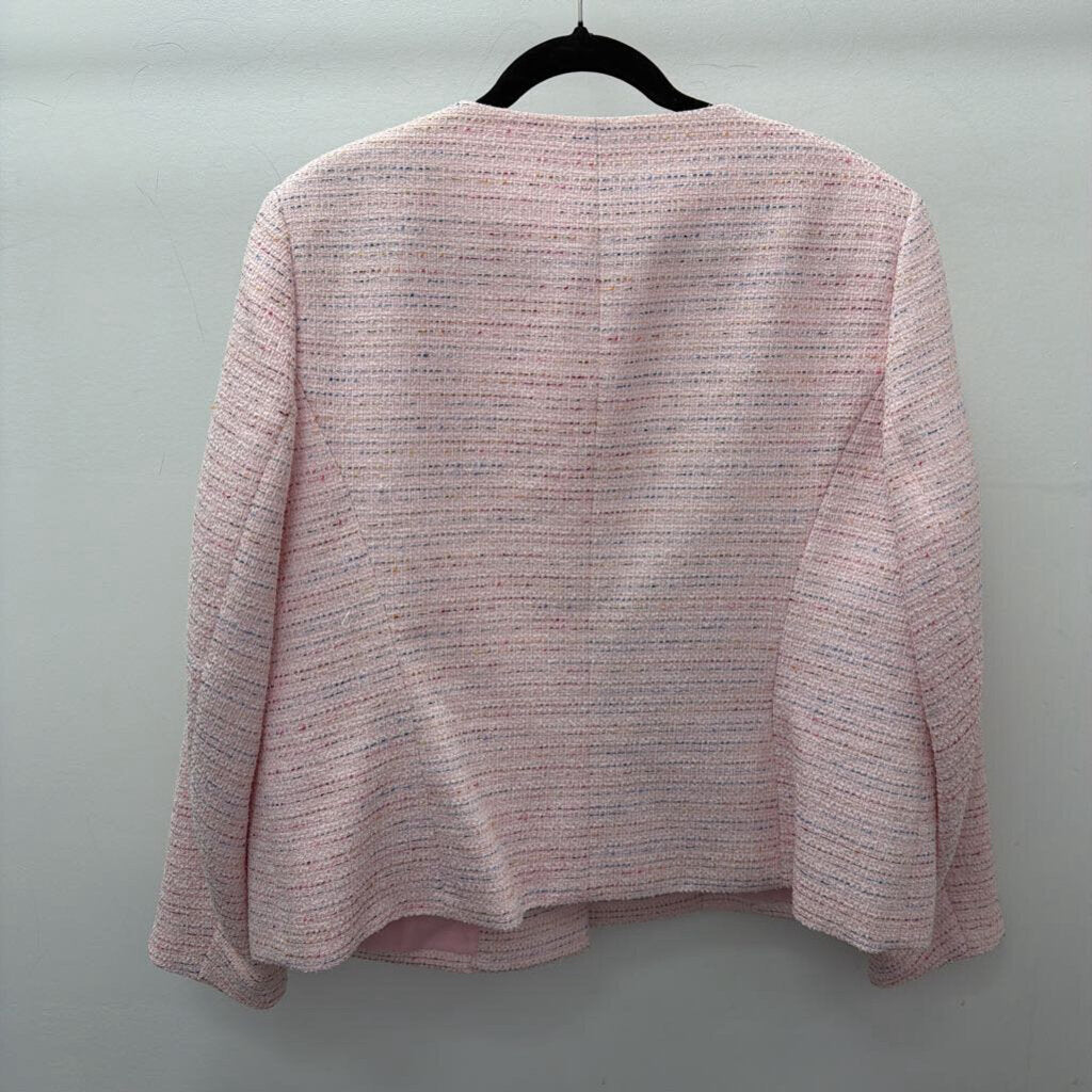 18 L/S Twill M/C Silver Button Blazer