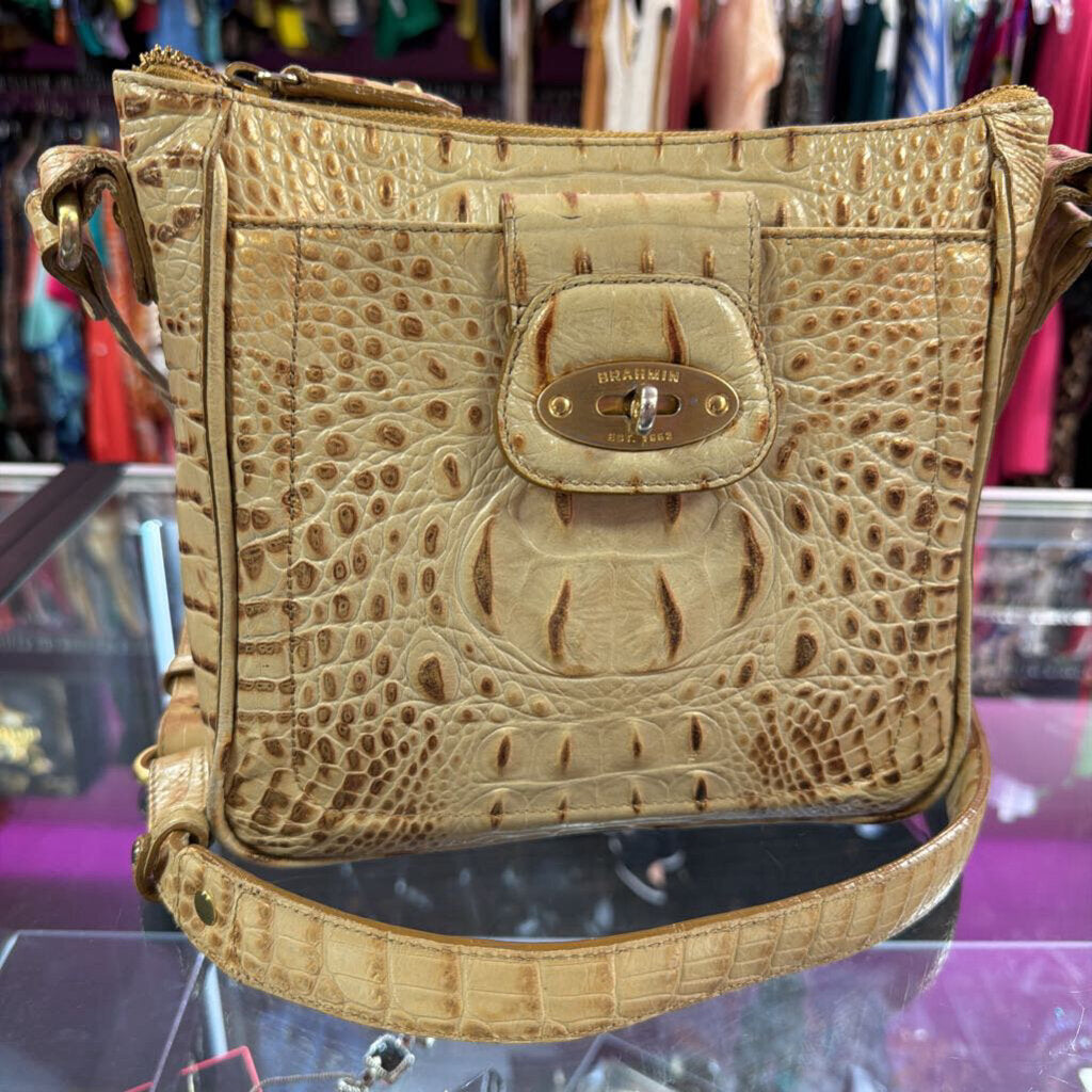 Brahmin Vintage Croco Crossbody