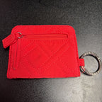 Vera Bradley Quilted Solid ID Coin Wallet