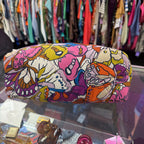 Vera Bradley Featherweight Cosmetic Make Bag Flutter Butterfly