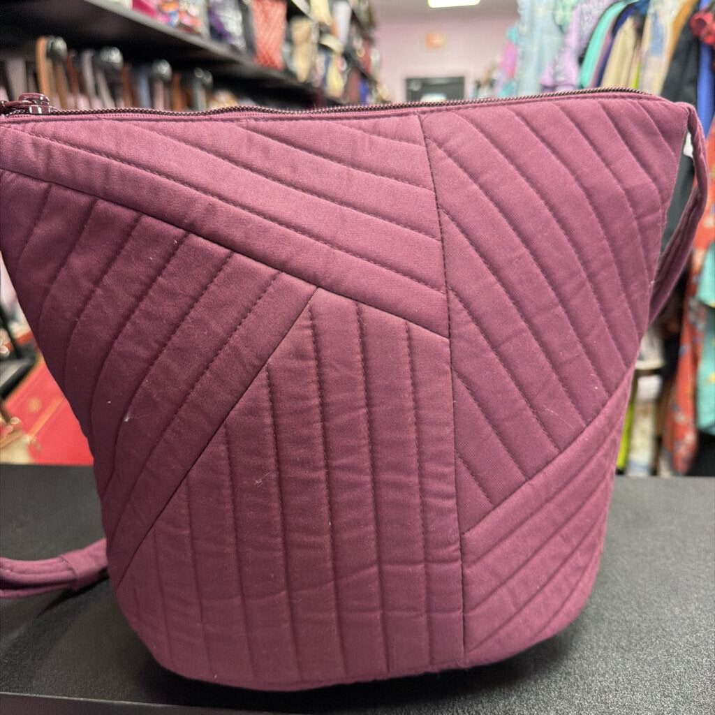 Vera Bradley Solid Quilted Bucket Crossbody