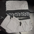 Thirty-One Patterned Quilted 3 PC Travel Case