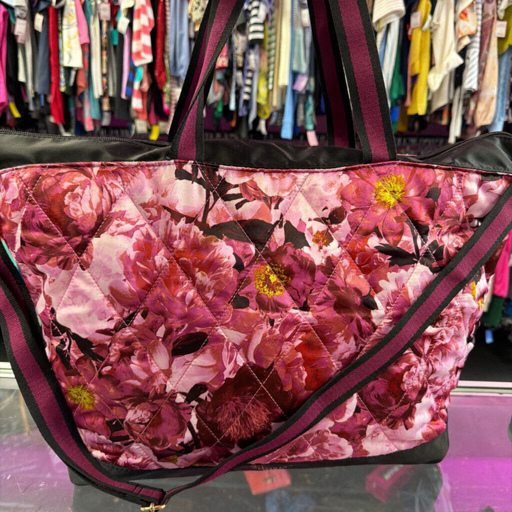 Victoria Secret Quilted Floral Large Tote