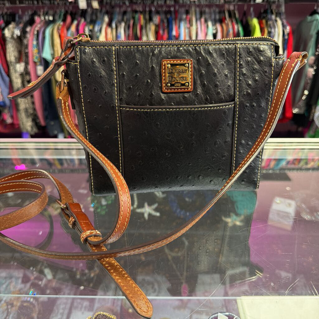 Dooney & Bourke Lexington Ostrich Embossed Crossbody