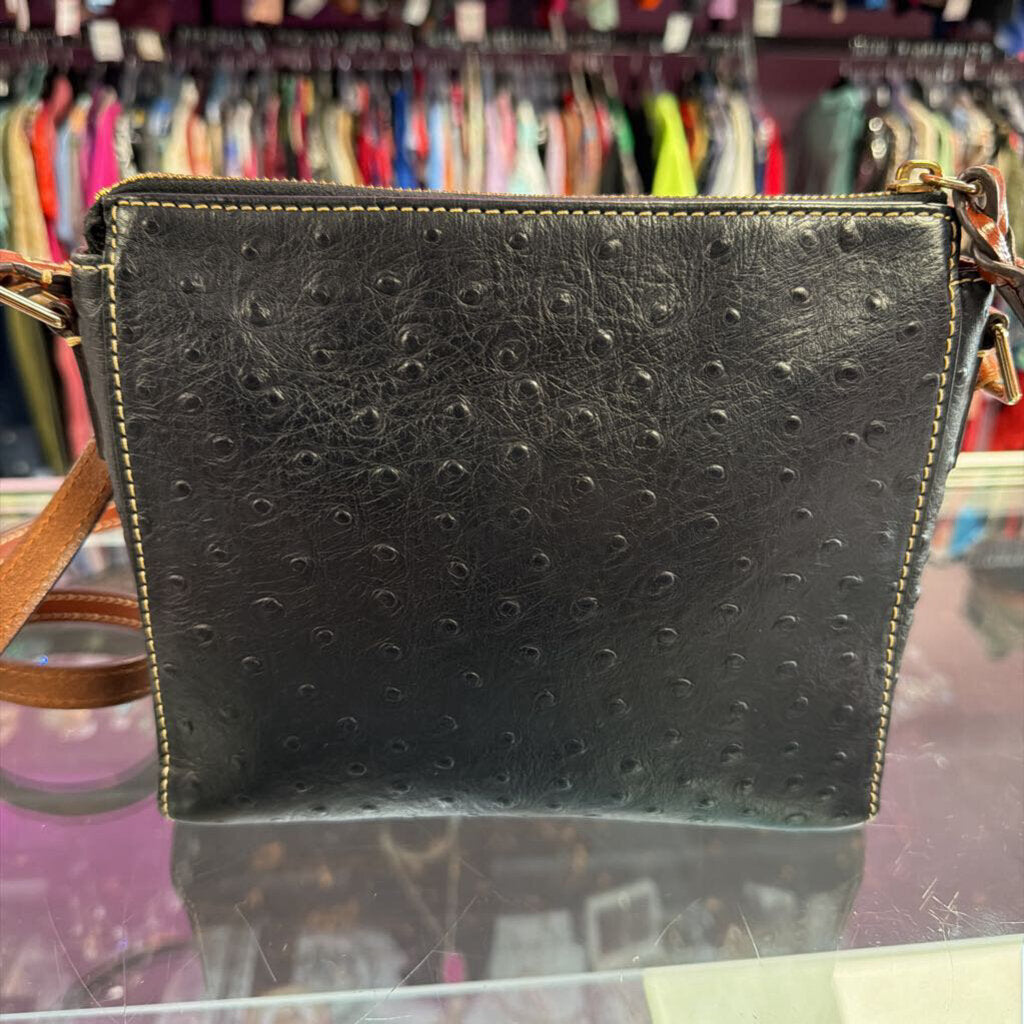Dooney & Bourke Lexington Ostrich Embossed Crossbody