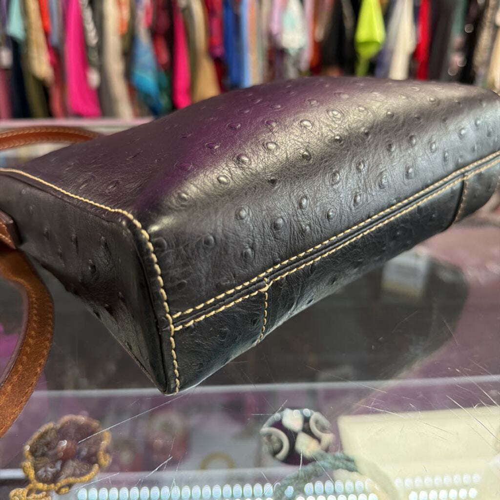 Dooney & Bourke Lexington Ostrich Embossed Crossbody