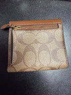 Coach Snap Flap Wallet Mono
