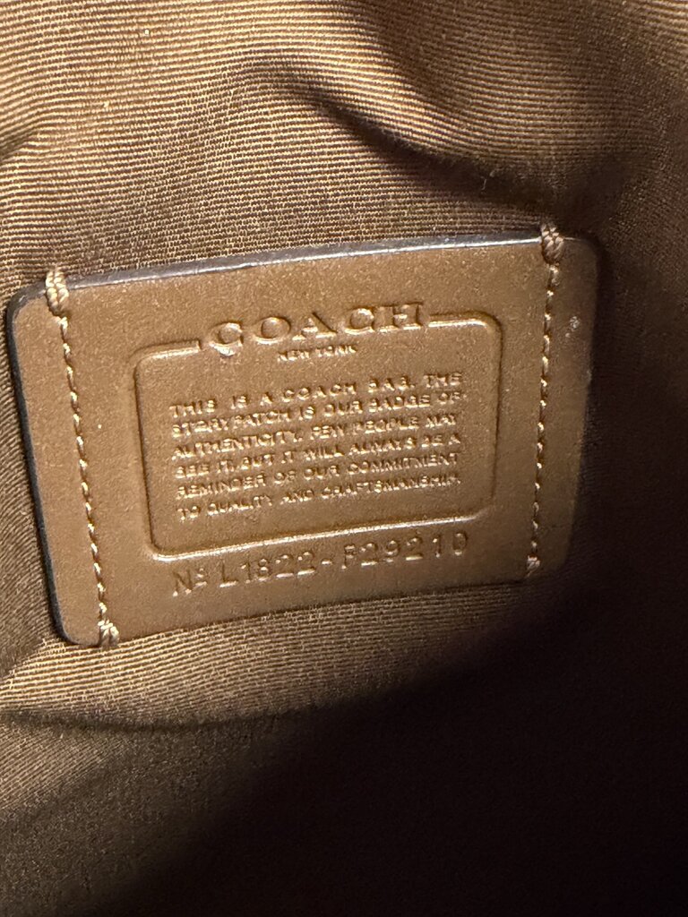 Coach Signature File Crossbody Bag