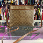 Coach Signature File Crossbody Bag