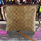 Coach Signature File Crossbody Bag