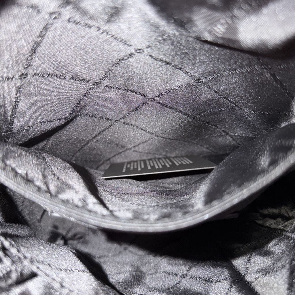 Michael Kors Cooper Embossed Logo Pebbled Leather Flight Bag