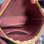 Portland Leather Poppy Purse Foxglove Colorway