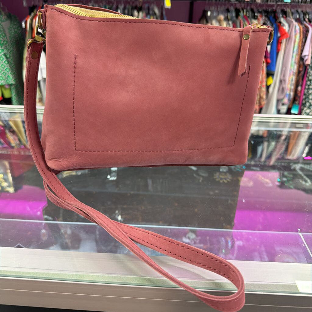 Portland Leather Poppy Purse Foxglove Colorway