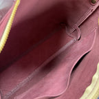 Portland Leather Poppy Purse Foxglove Colorway