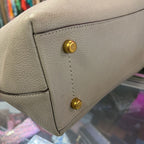 Coach Polished Pebbled Leather Taylor Tote Front Pocket Zip Top