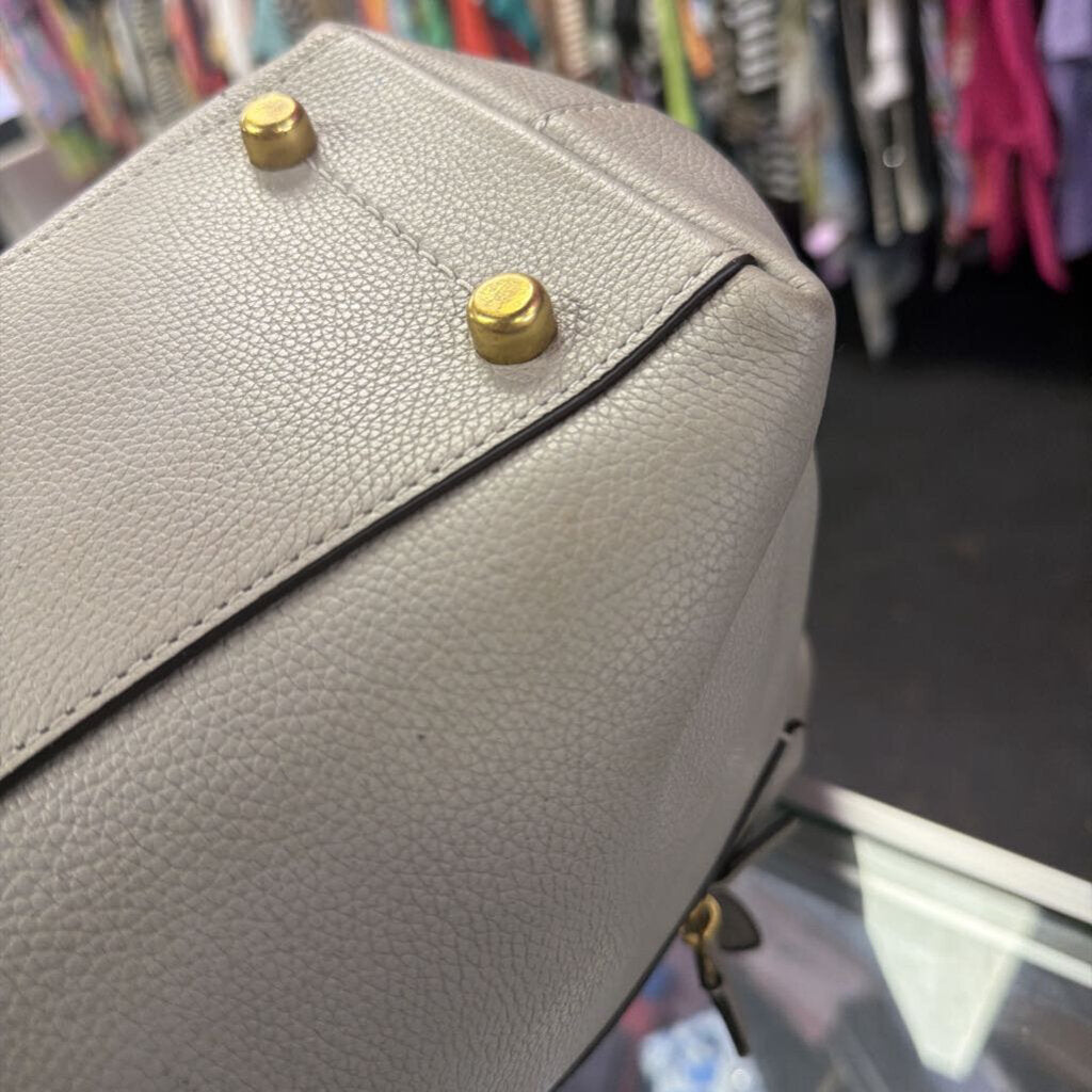 Coach Polished Pebbled Leather Taylor Tote Front Pocket Zip Top