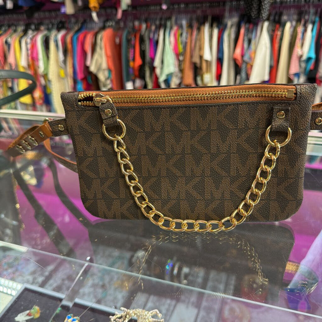 Michael Kors Vtg Monogram Slim Waist Bag