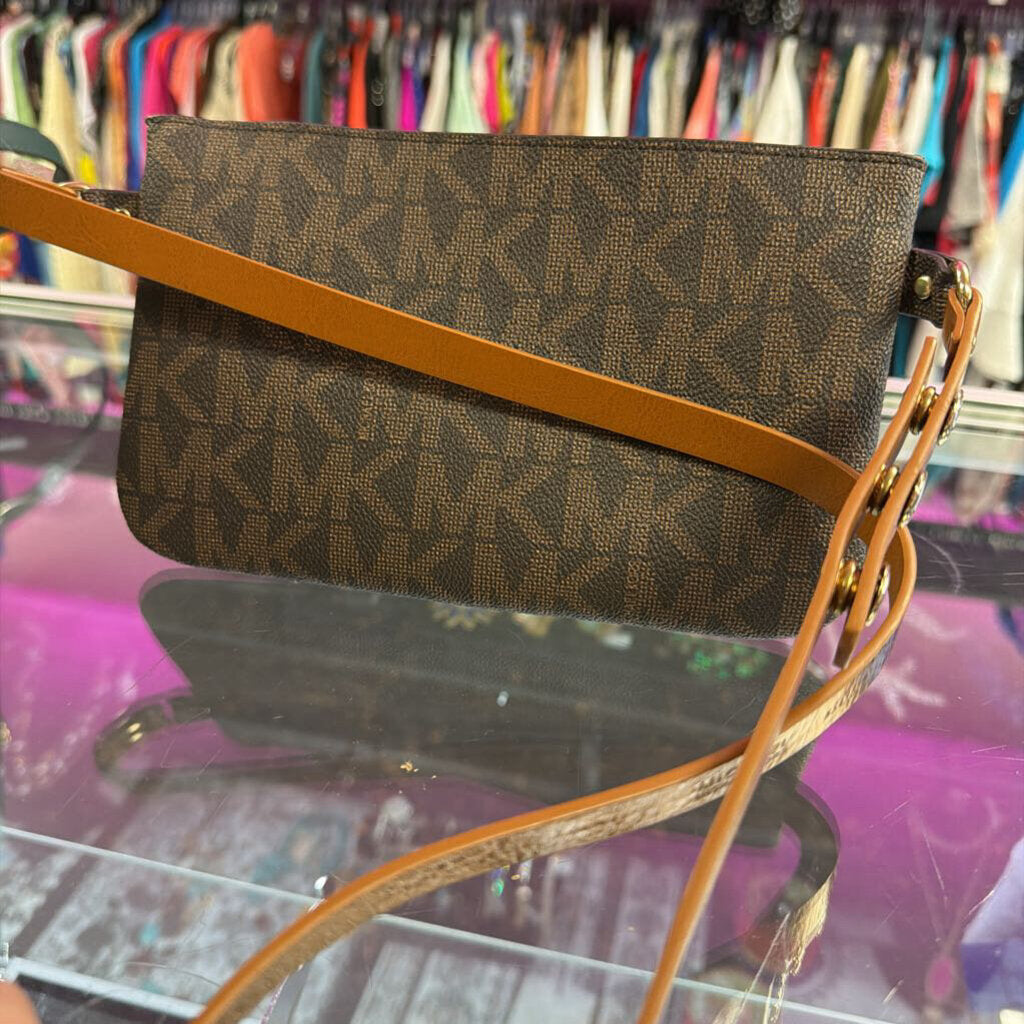 Michael Kors Vtg Monogram Slim Waist Bag