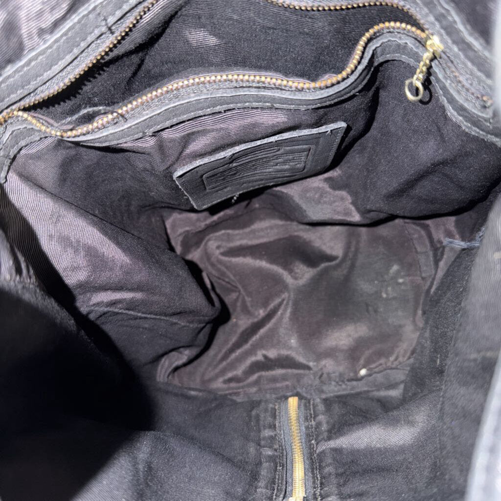 Coach Sonoma Vtg Leather Drawstring Backpack As Is