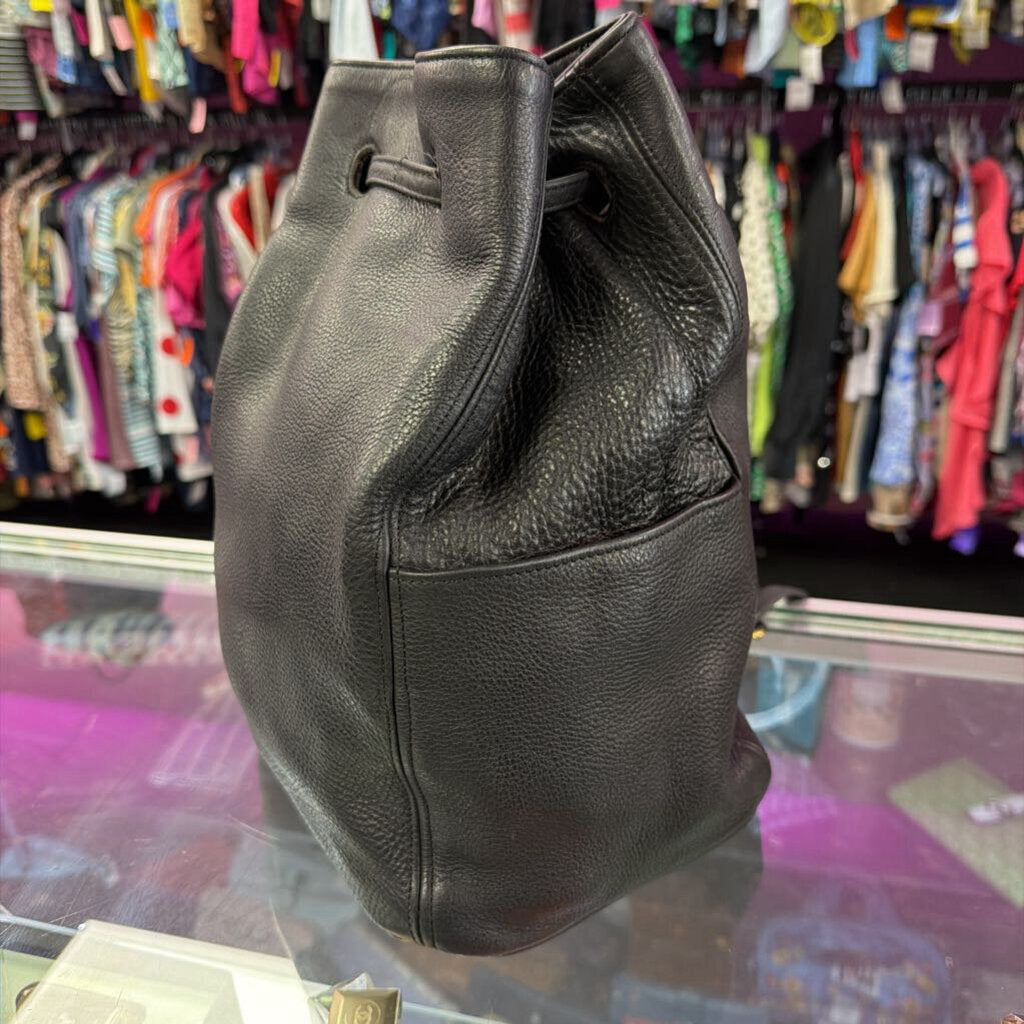 Coach Sonoma Vtg Leather Drawstring Backpack As Is