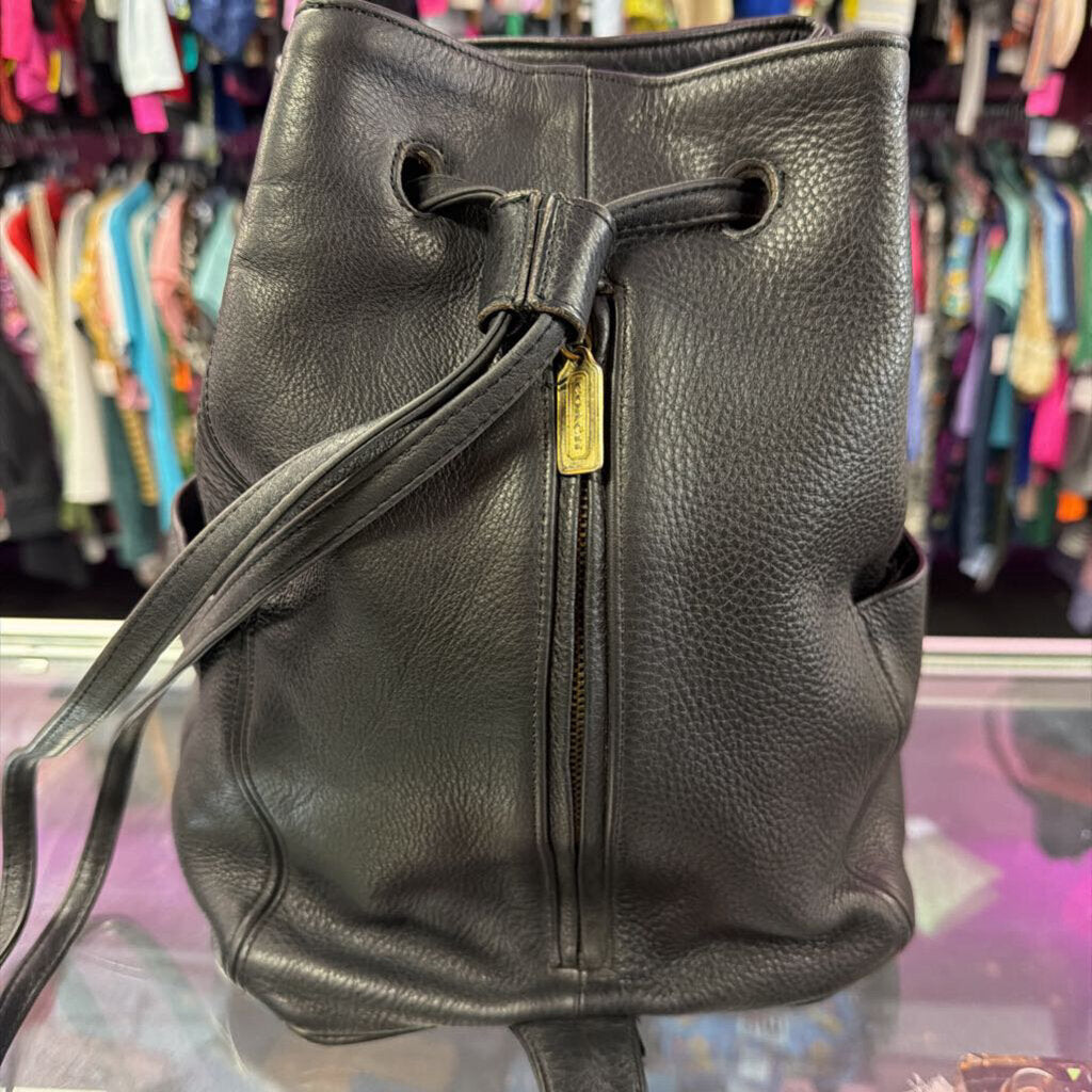 Coach Sonoma Vtg Leather Drawstring Backpack As Is