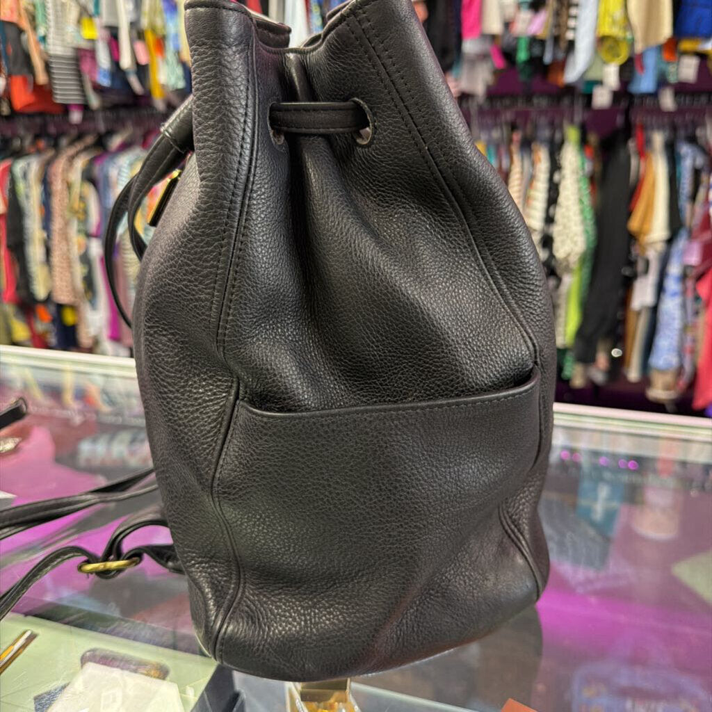 Coach Sonoma Vtg Leather Drawstring Backpack As Is