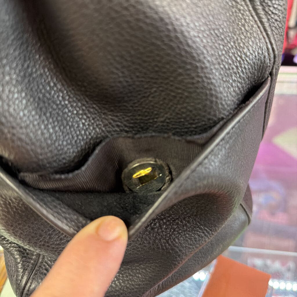 Coach Sonoma Vtg Leather Drawstring Backpack As Is