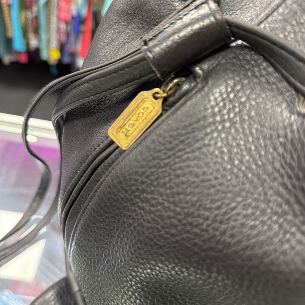 Coach Sonoma Vtg Leather Drawstring Backpack As Is