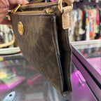 Michael Kors Fulton Double Zip Crossbody Bag Signature Monogram