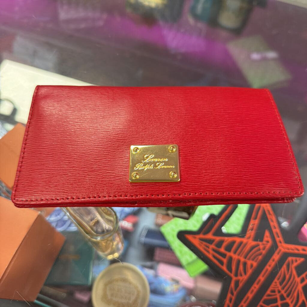 Lauren Ralph Lauren Textured Leather Bifold Long Wallet