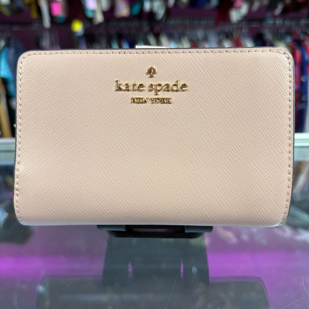 Kate Spade Pink Saffiano Bifold Wallet