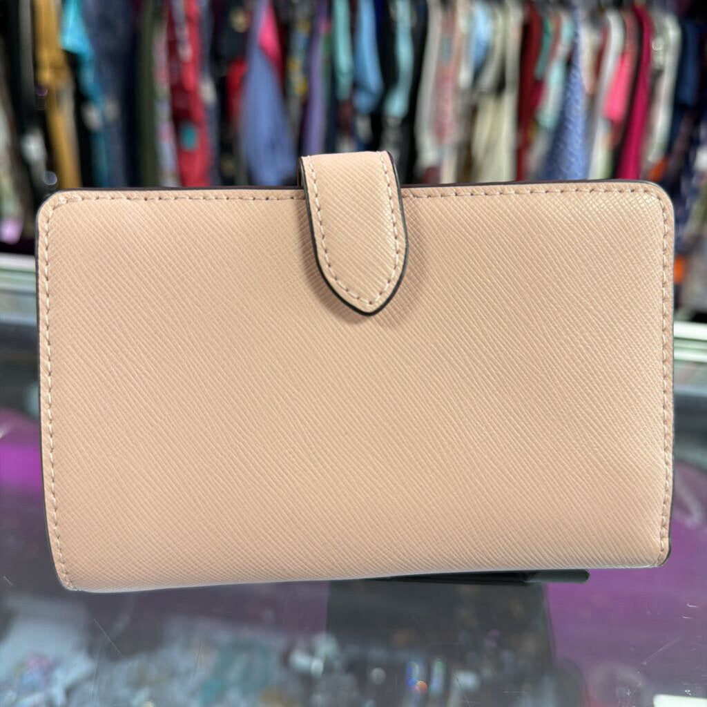 Kate Spade Pink Saffiano Bifold Wallet