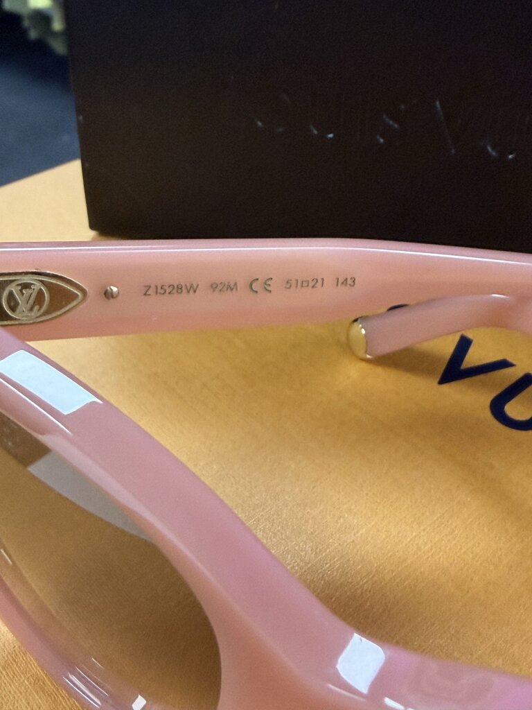 Louis Vuitton My Monogram Pink Acetate Sunglasses Style # Z1528W