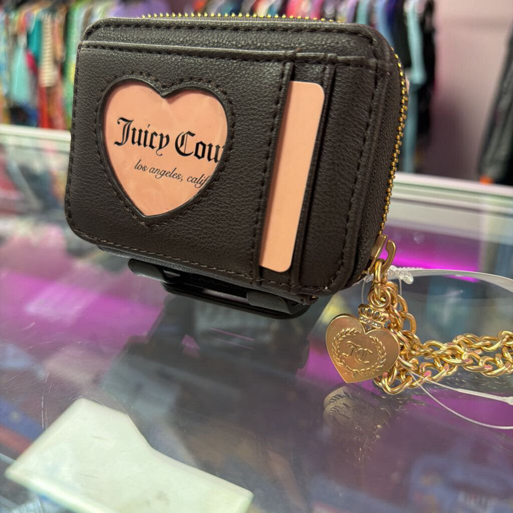 Juicy Couture NWT The Key to Juicy Velour Coin Purse Wristlet