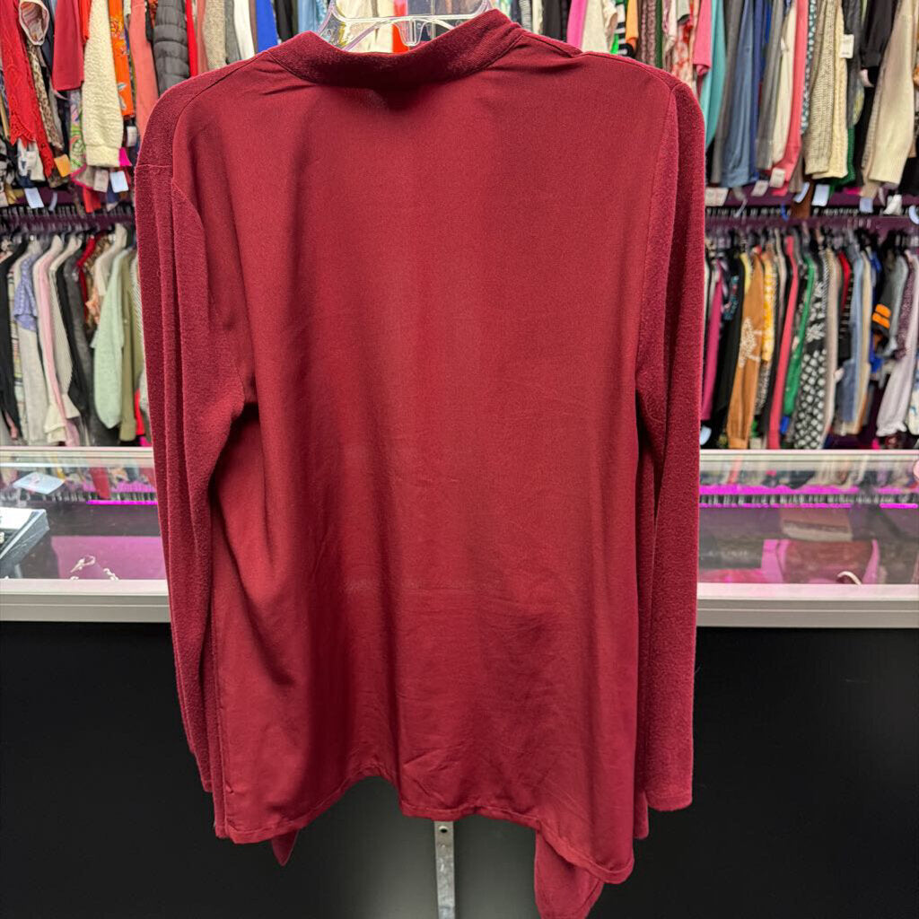 MED L/S Solid Coverup