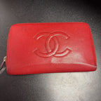 Chanel Timeless CC Zip-Around Wallet in Caviar