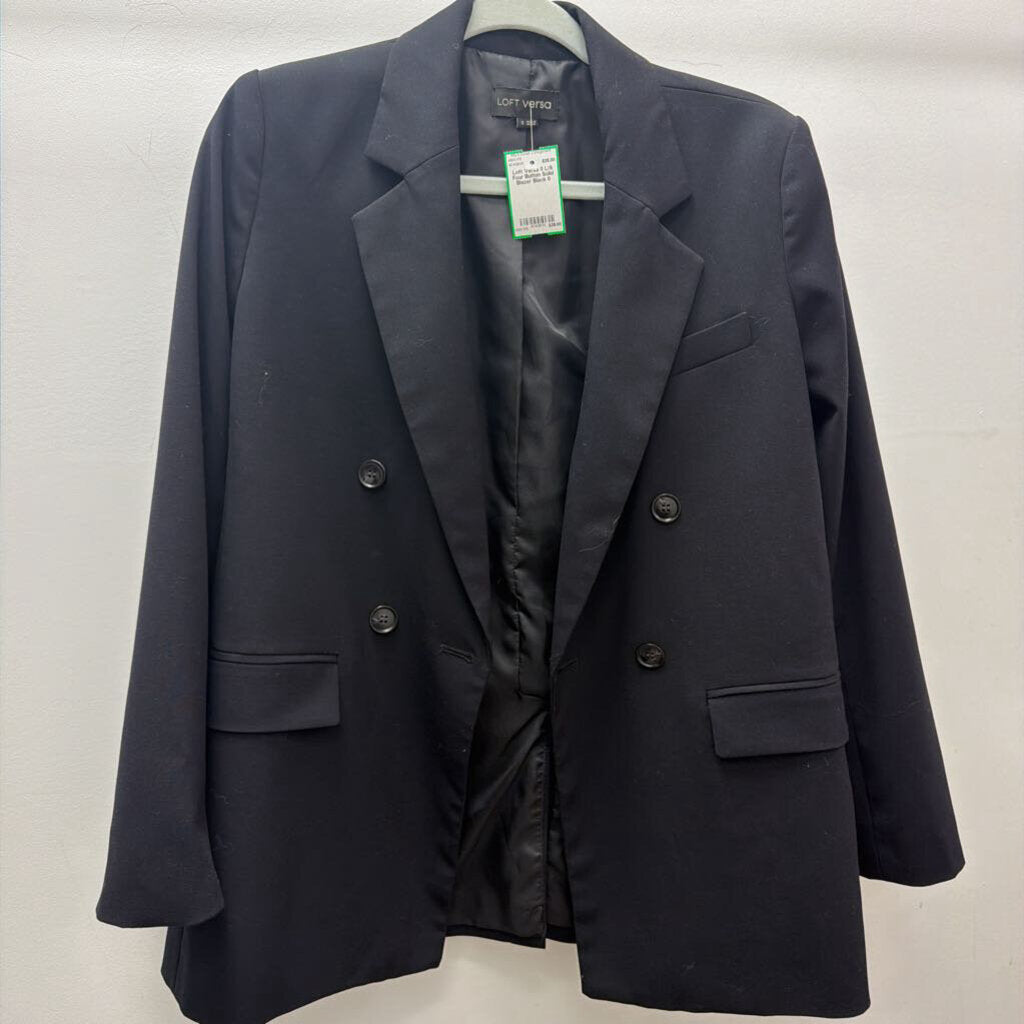 0 L/S Four Button Solid Blazer