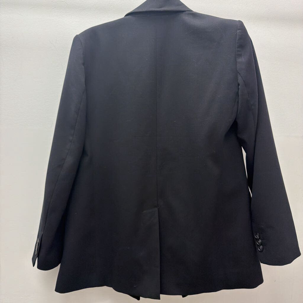0 L/S Four Button Solid Blazer