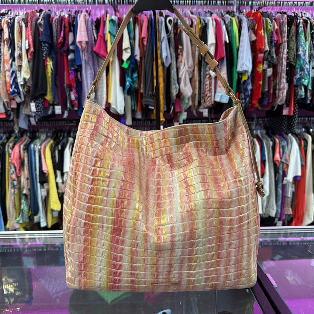 Brahmin Isabella Multi Royalton Relaxed Leather Shoulder Bag