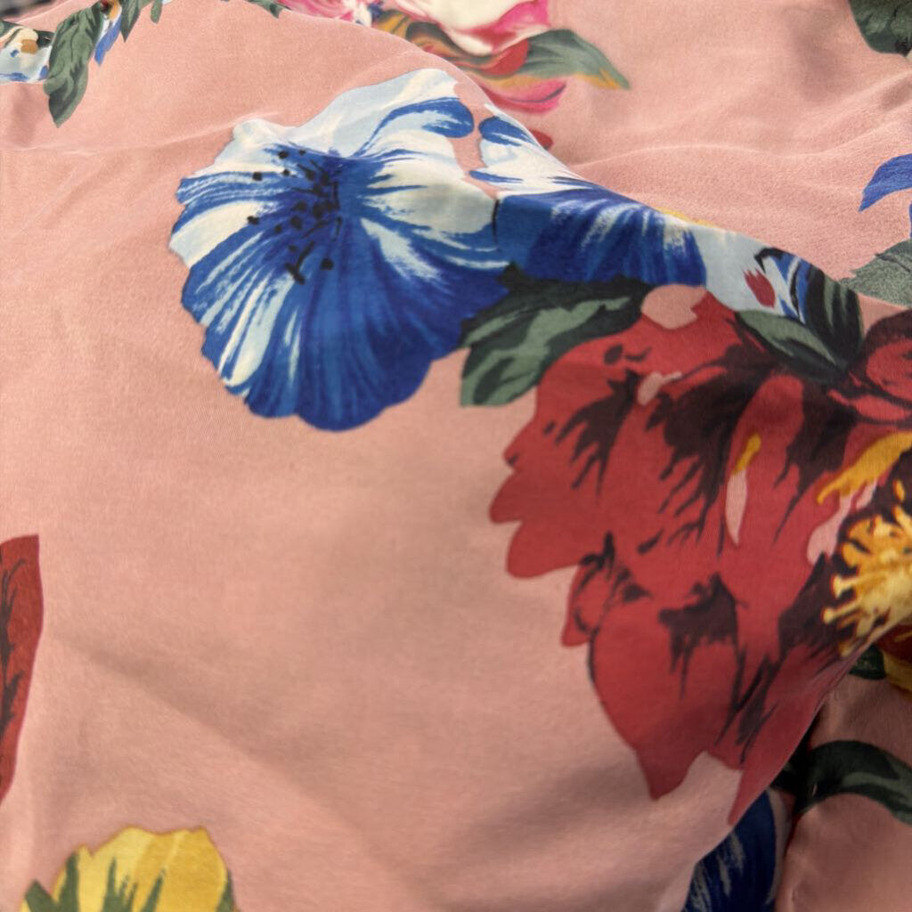 Large Silk Floral Scarf