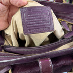 Coach Legacy North South Satchel Leather with Ponyhair Patent Handles F1320-26362
