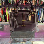 Coach Legacy North South Satchel Leather with Ponyhair Patent Handles F1320-26362